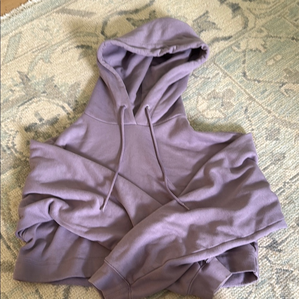 Alo yoga cropped bae hoodie size small